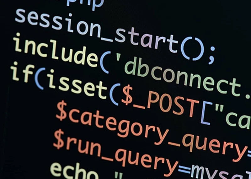 php coding screen
